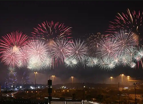 太康县焰火晚会